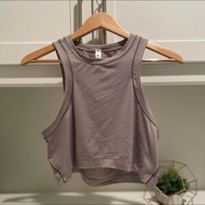 Lululemon Open Back Cropped Train Tank